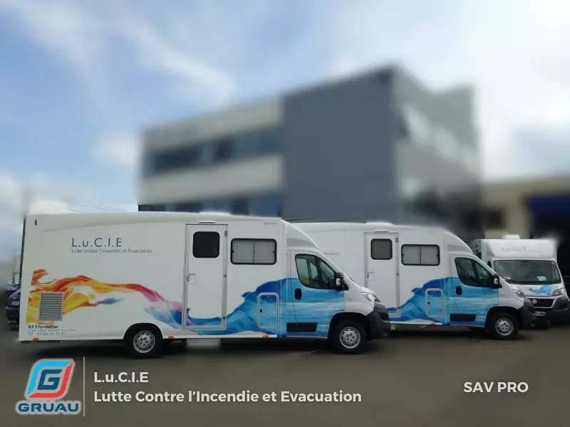 L.u.C.I.E - Camion formation incendie - Gruau Le Mans